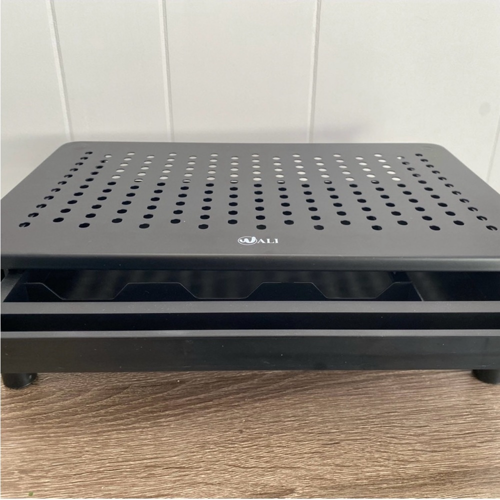 WALI Black Monitor Stand (2 pack) NWOT